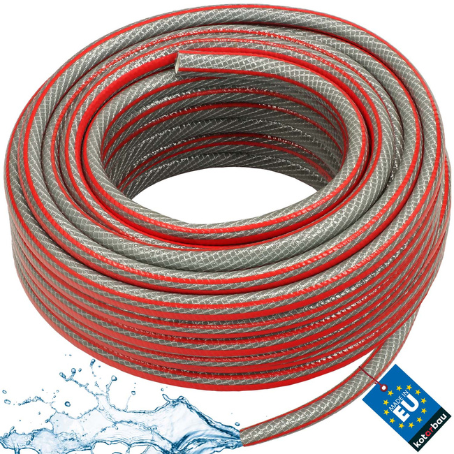 Wąż ogrodowy nieskręcający 6-warstwowy 1/2" 50 m