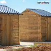 Zawias ozdobny do okiennic drzwi altan skrzyń 100x100x35 mm zestaw 4 szt.