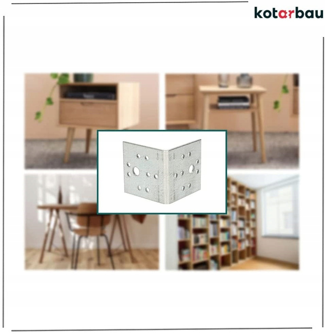 Kątownik łącznik ciesielski 50x50x50 - 25 szt.