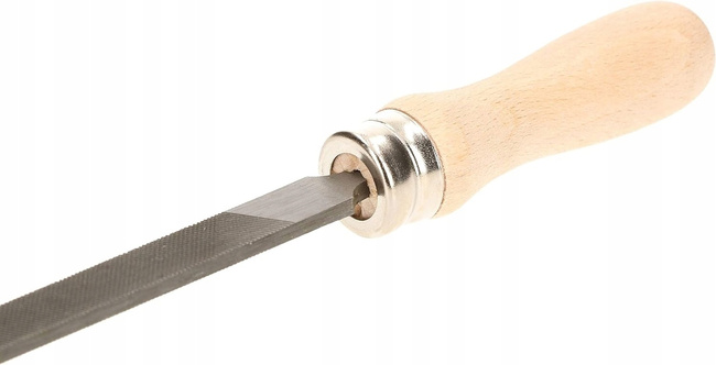 Pilnik warsztatowy płaski prostokątny 125mm metal nr 1