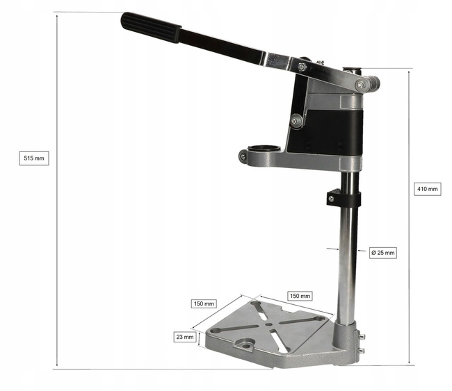 Stojak statyw stołowy uchwyt do wiertarki - 410 mm