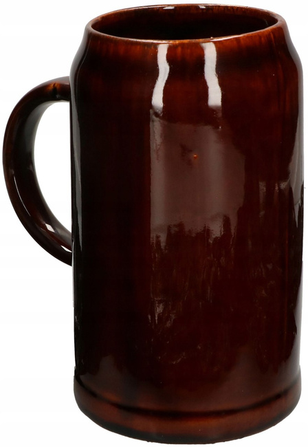 Kufel kubek kamionkowy ceramiczny 1l piwo wino